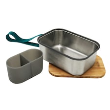 Black + Blum Stainless Steel Large 1.25L Lunch Box - Turquoise - One Size
