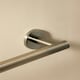 image 3 of Cosmic Wall Mounted Towel Round Rack with Chrome Finish Silver for Bathroom 46cm