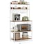 Rustic Walnut and White