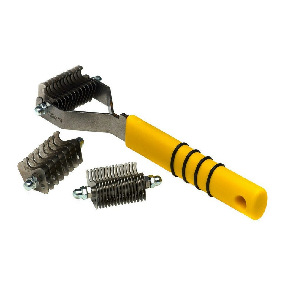 image 1 of Supreme Products Horse Thinning Comb - Yellow - 8cm