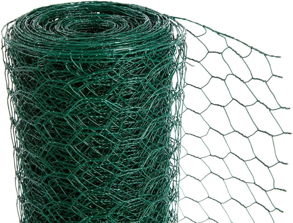 image 1 of Actiaspet PVC Coated Green Chicken Wire Mesh 60cm x 25m Rabbit Garden Fencing