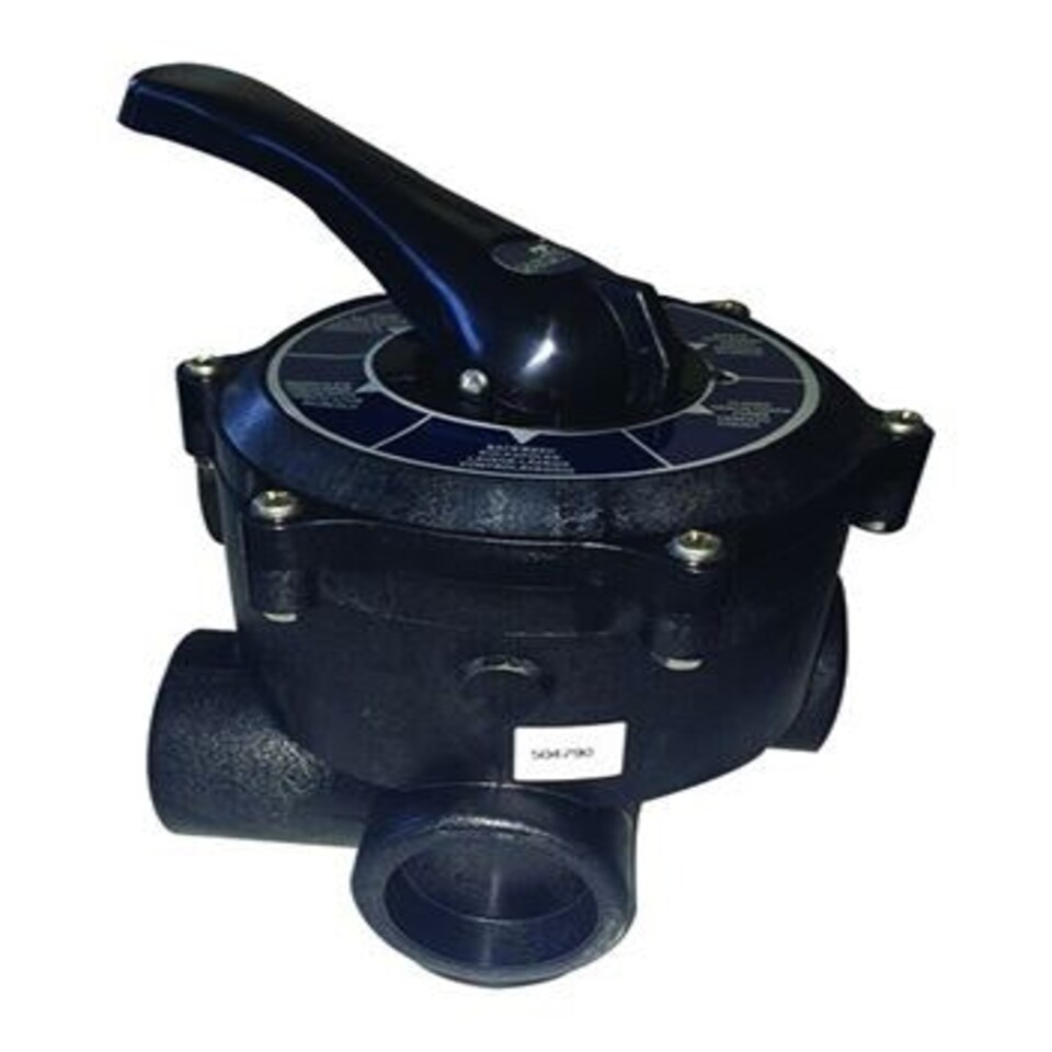 image 1 of Certikin 1½" Black Top Mount Multiport (Suitable For Top Mount Atika-T & Tagelus Filters & Hbm Filter Kit) (MPV15/TA)