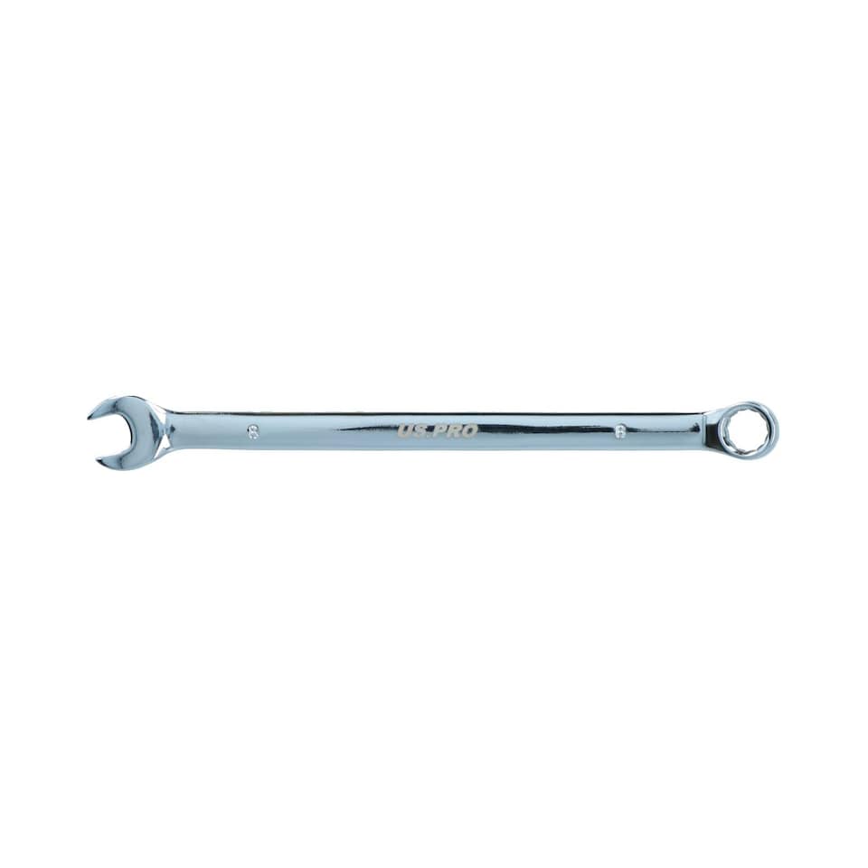 image 1 of 8mm Extra Long Metric Combination Spanner Wrench 150mm Chrome Vanadium Steel