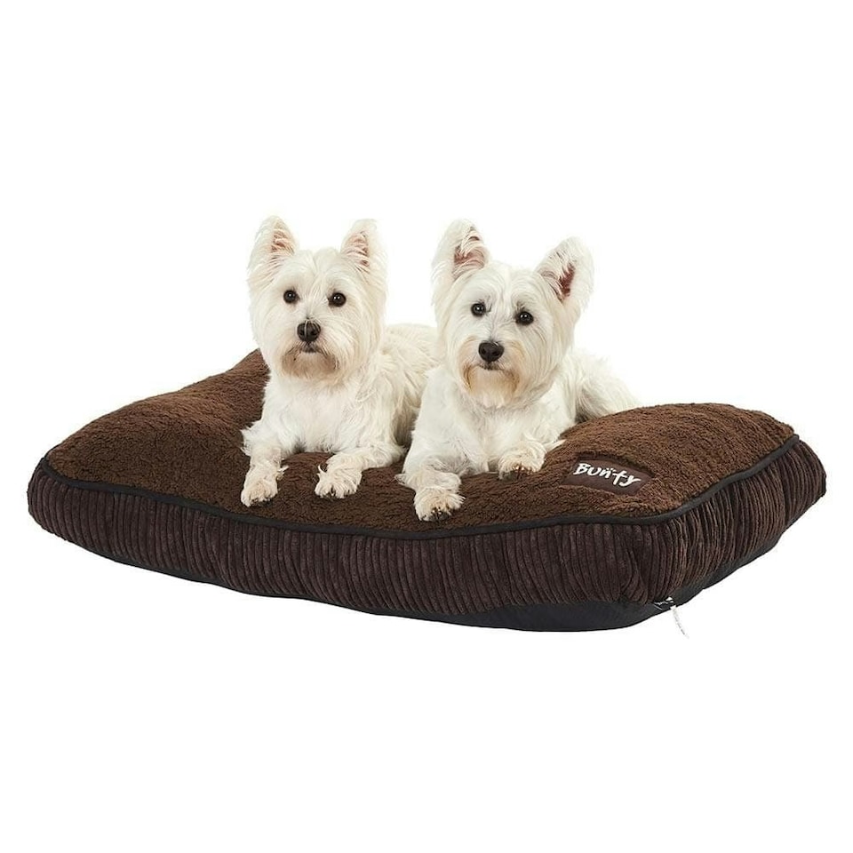 image 1 of Brown Dog Bed - Small To XL Sizes - Fleece - Bunty Snooze Brown | L