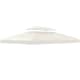 image 1 of Outsunny 3x4m Gazebo Replacement Roof Canopy 2 Tier Top UV Cover Patio Cream
