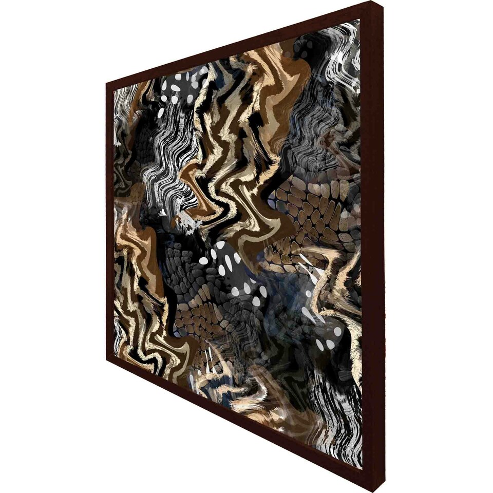 image 1 of African print (Picutre Frame) White | XL