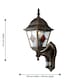image 6 of Morecambe - Black with Brushed Gold Motion Sensor Outdoor Wall Light Black | Clear