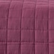 image 3 of Homescapes Cotton Quilted Reversible Bedspread Lavender Purple - 200 x 200 cm | Purple