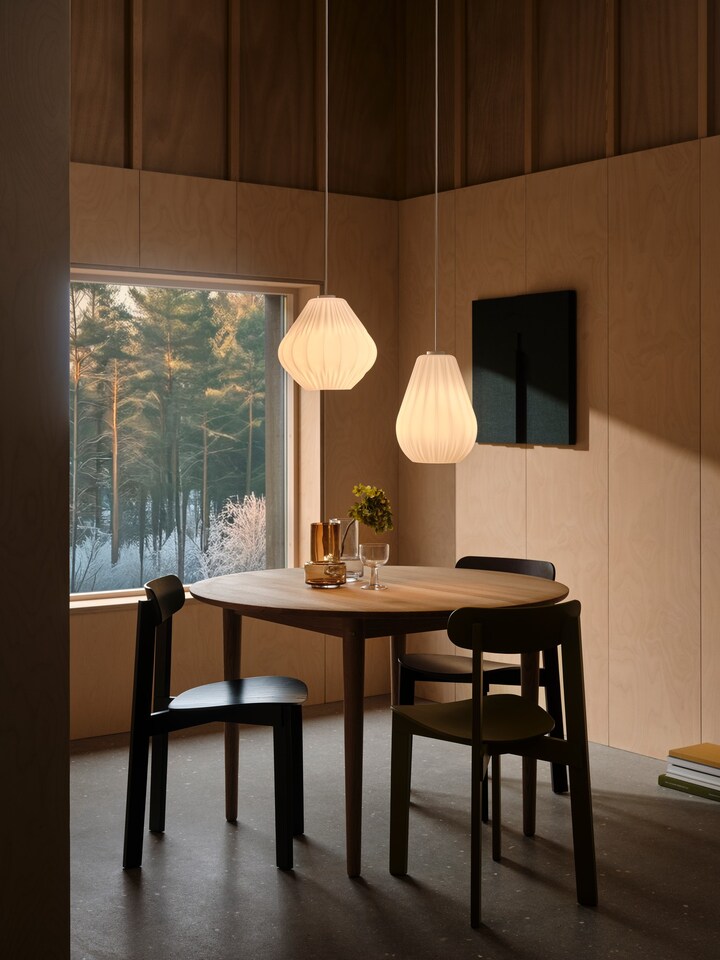 image 1 of Nordlux Sallino Indoor Pendant Light White Glass E27 Diffused - Mains Powered, IP20
