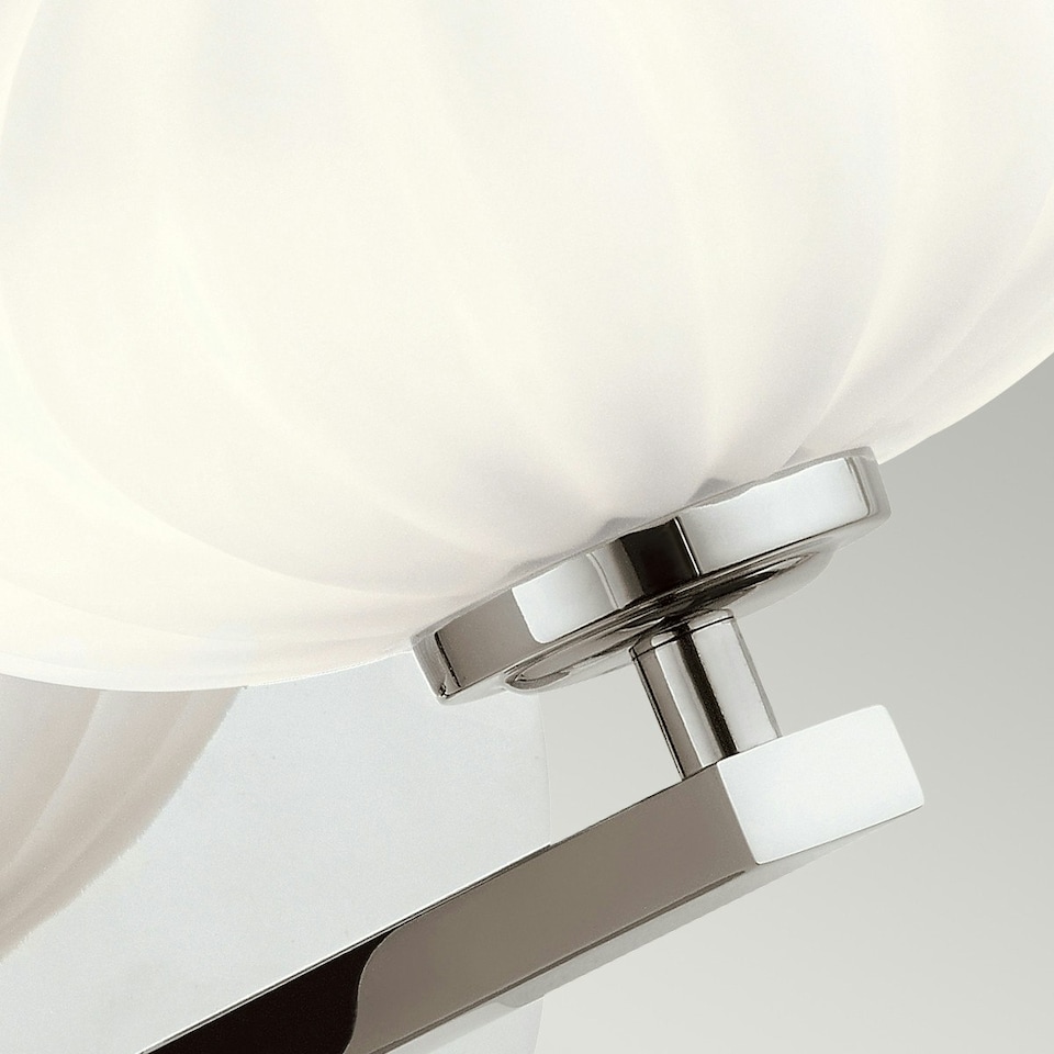 image 1 of Kichler Pim Bathroom Wall Lamp Polished Chrome, 3000K, IP44