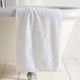 image 1 of D & D Popcorn Check Bath Sheet White