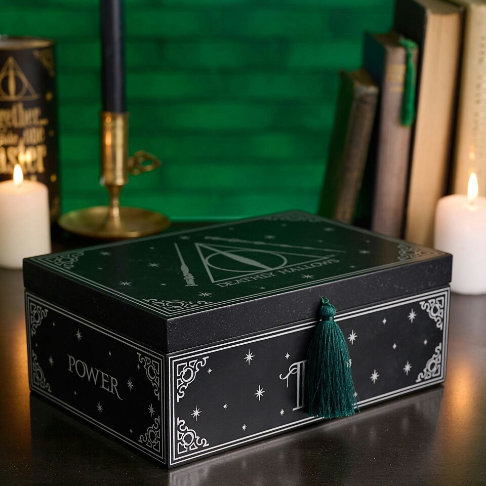 image 1 of Warner Bros Harry Potter Dark Arts Box - Deathly Hallows Black