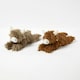 image 1 of Homescapes Luxury Fabric Highland Cow Doorstop Set of 2