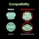 image 3 of Duckbill Valve Compatible with Elvie Stride Pump; 4pc/pk