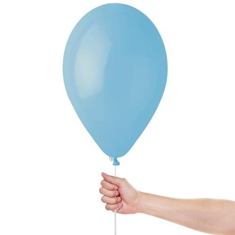 image 1 of Baby Blue Bio Latex Balloons 33cm / 13 in - Pack of 10