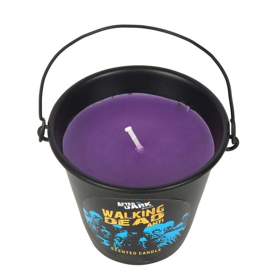 image 1 of Something Different Walking Dead Anti Bucket Scented Candle - Black/Blue - One Size