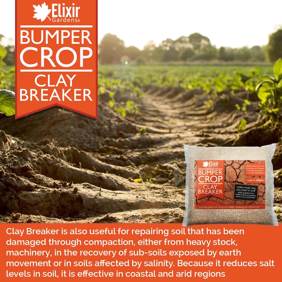image 1 of Elixir Gardens Gypsum Clay Breaker Calcium Sulphate x3kg Bag