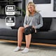image 2 of GEEPAS 2-in-1 Knee and Calf Leg Massager with Heat