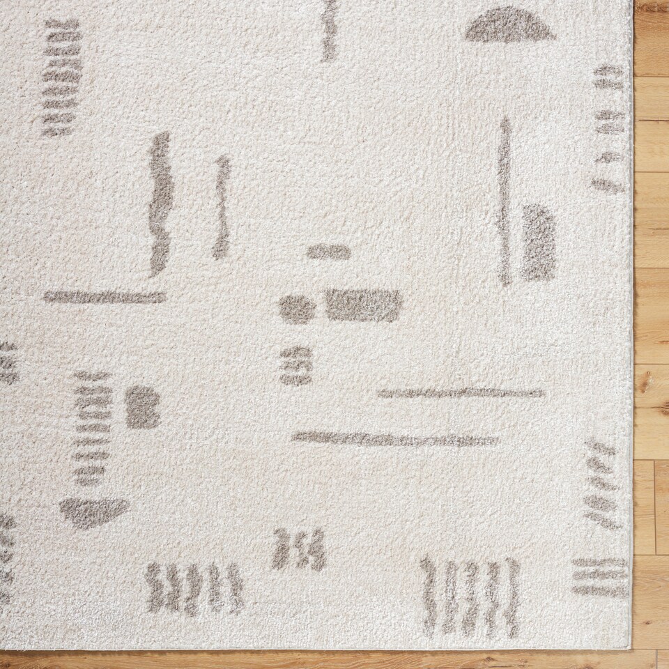 image 1 of LIVABLISS Fossay Shaggy-Washable Modern High Pile Rug 200 x 275 cm | Beige Grey