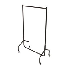 Oypla 3ft Garment Clothes Rail Super Heavy Duty All Metal Black Black | One Size