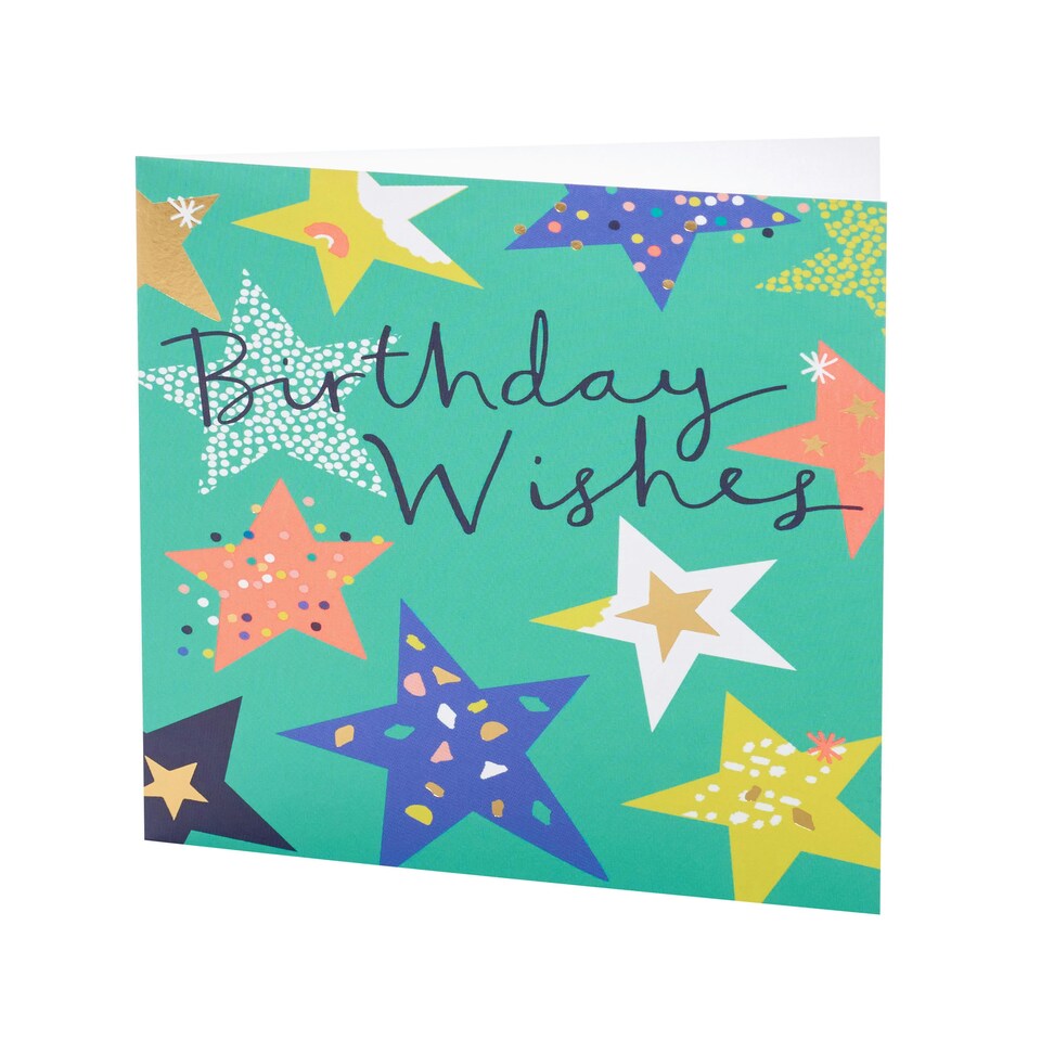 image 1 of Birthday Card - Bold & Bright Stars