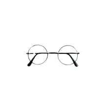 Harry Potter Novelty Glasses - Clear/Black - One Size