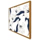 image 1 of White flowers (Picture Frame) Brown | Oak | M