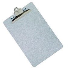 Grey Metal Foolscap Clipboards by Q-Connect