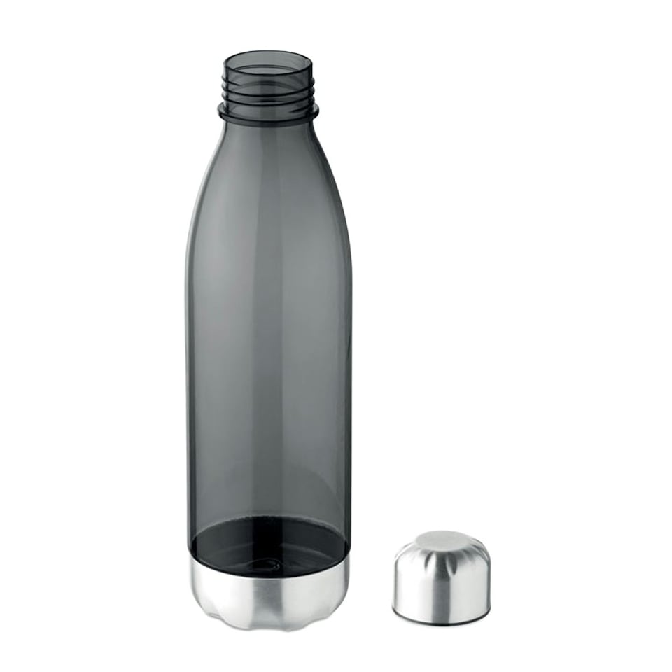 image 1 of MidOcean Aspen 600ml Bottle - Transparent Grey - One Size | Black | One Size