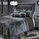 image 2 of Intimates Rienzo Crushed Velvet Diamante Duvet Cover & Pillowcase Set Silver | Silver | Single