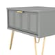 image 5 of Metro 1 Drawer Bedside Table in Dusk Grey (Ready Assembled) | Grey | Dusk Grey