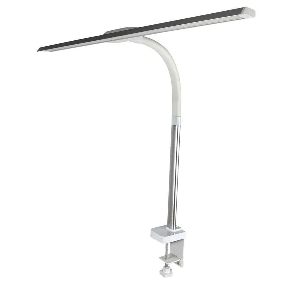 image 1 of Xtralite Wide LED Light Desk & Monitor Lamp | White