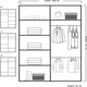image 3 of Modern Sliding Wardrobe 120/150/180/203cm White/Black/Grey/Oak Black | 150cm