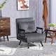 image 2 of HOMCOM Click Clack Chair Bed Settee for Living Room, Guest Room, Grey