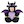 Black/Lilac