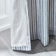 image 4 of Catherine Lansfield Logan Stripe 90x90 Inch Lined Eyelet Curtains Blue | Blue