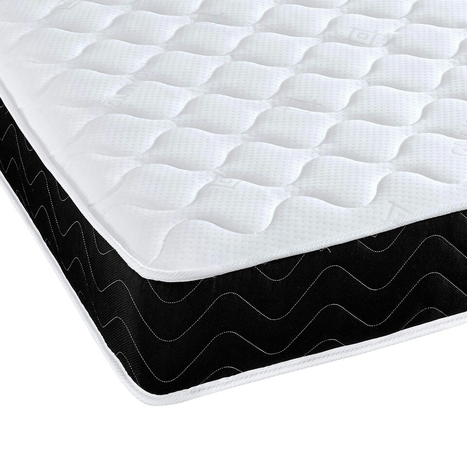 image 1 of Midnight Cooltouch Hybrid Mattress - 18cm Deep, Soft Feel Black | Single