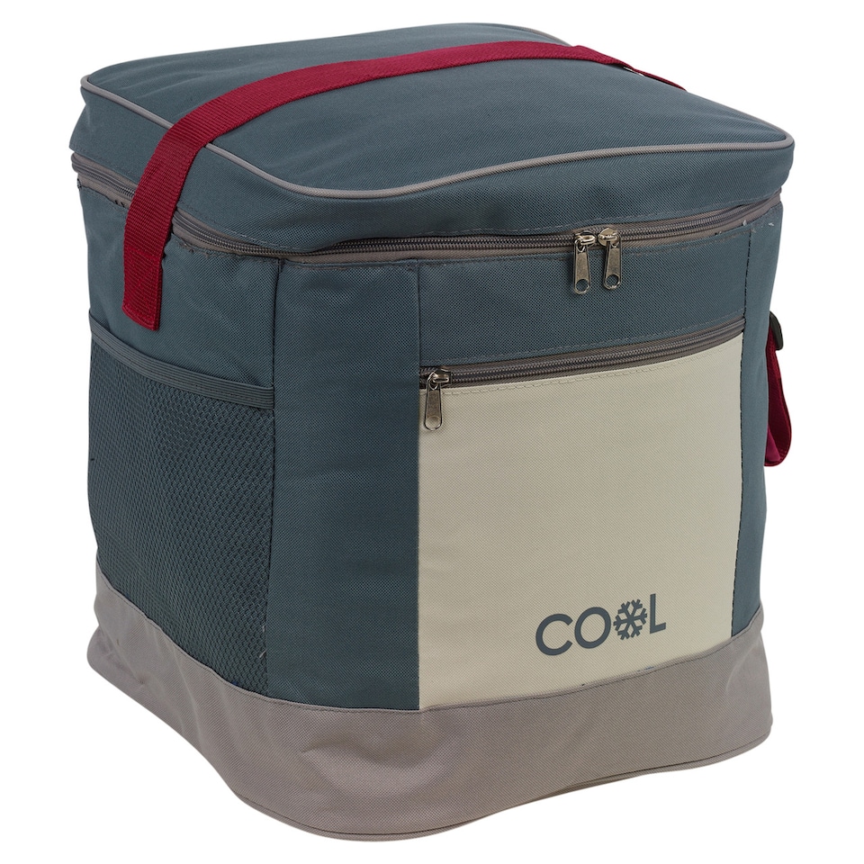 image 1 of Insulated Cooler Bag Shoulder Rucksack | Grey | 1
