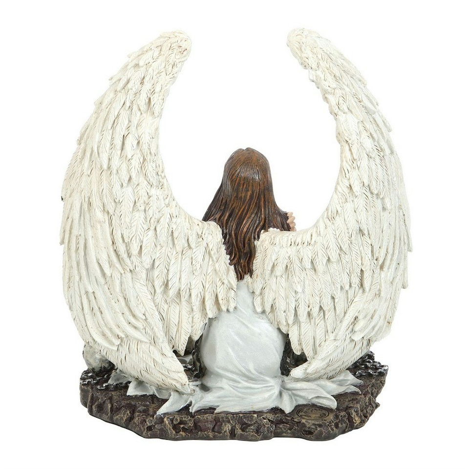 image 1 of Spiral Direct Captive Spirit Angel Figurine - White/Black - One Size