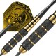 image 3 of Harrows Voodoo Brass Steel Tip Darts Set 19g, 21g, 23g, 25g & 27g - Includes Speedline shafts, Marathon Gold Flights & Travel Case, (21g)
