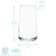 image 3 of Argon Tableware Tallo Highball Glasses - 480ml - Clear - Pack of 6 Clear