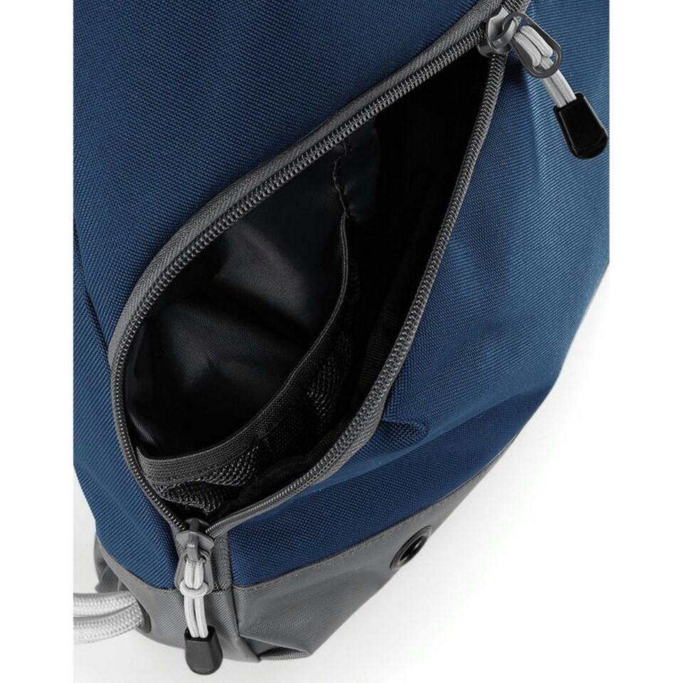 image 1 of Bagbase Athleisure Drawstring Bag - French Navy - One Size Blue | One Size