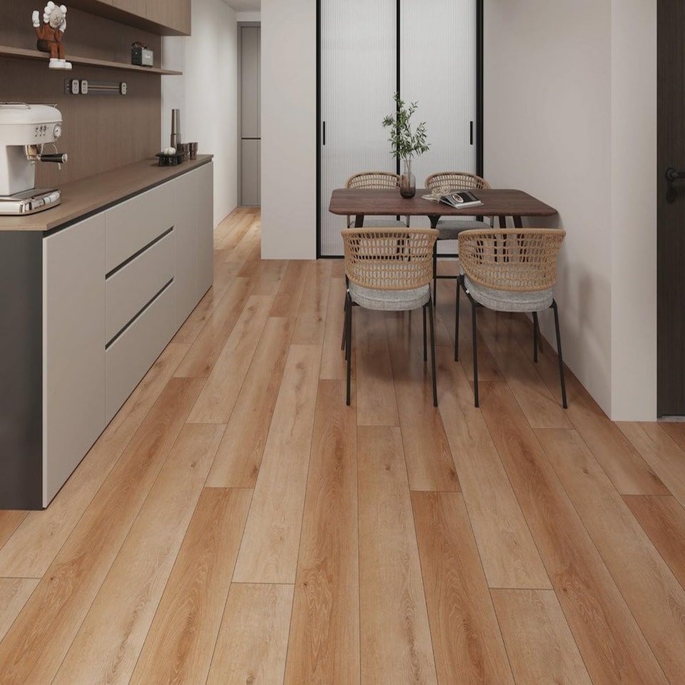image 1 of Allo LP Vintage Oak 8mm SPC Click LVT Flooring Wood Effect, For Home & Commercial Use | Brown | Vintage | Coverage per Pack: 1.32m² | 1