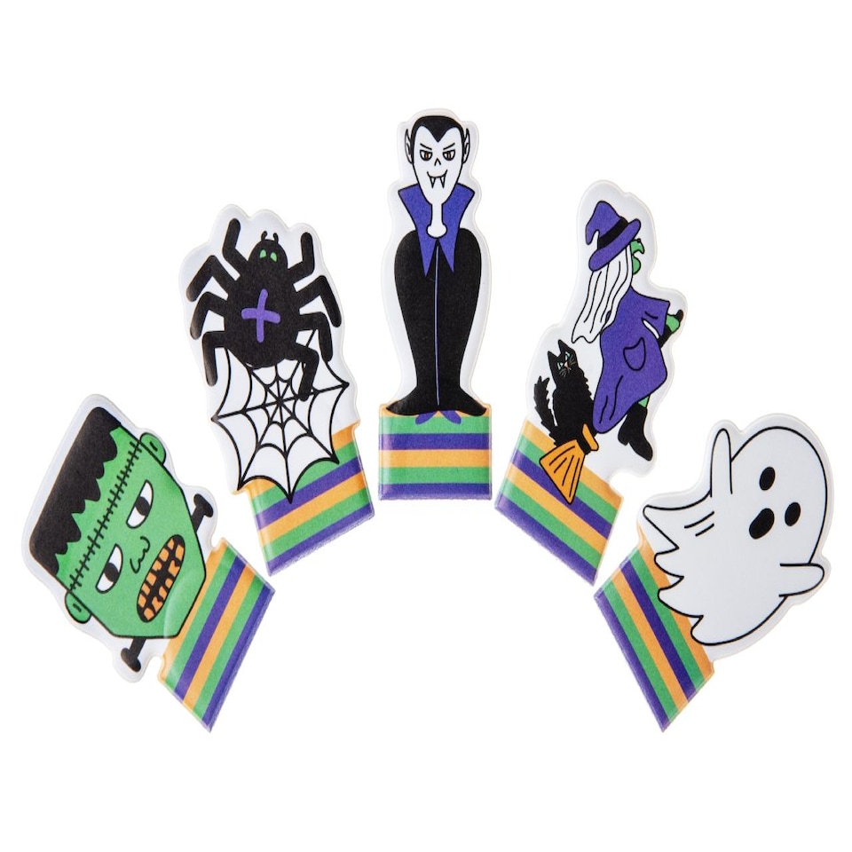 image 1 of Pack of 12 Halloween Finger Puppet Toys