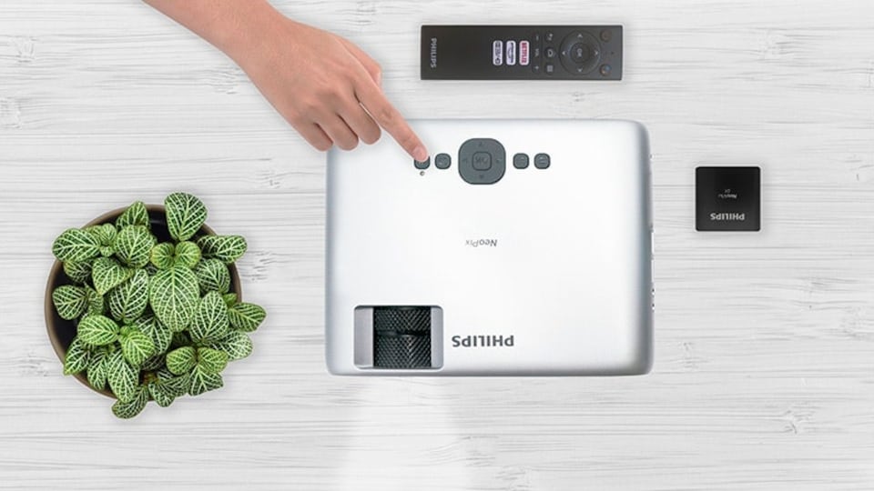 image 1 of Philips NeoPix Ultra 1+ Projector Silver