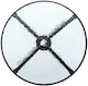 image 4 of TEMPERED GLASS TOP PATIO TABLE METAL FRAME LEGS GARDEN OUTDOOR INDOOR BISTRO