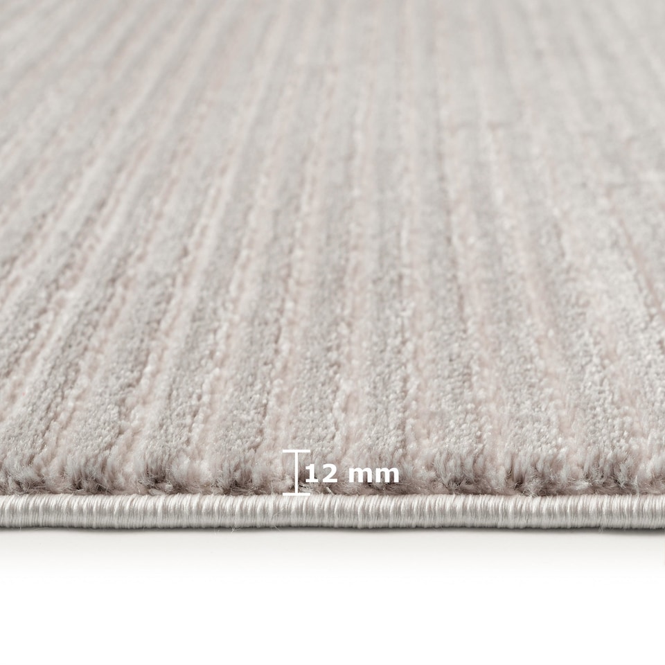 image 1 of RUGLENZA HOME - INTERNO AREA RUG - 12 MM - MINK LINES - 120 x 170 CM