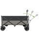 image 10 of 70L Foldable Utility Trolley Garden Home Camping Festivals No Assembly 100kg Load