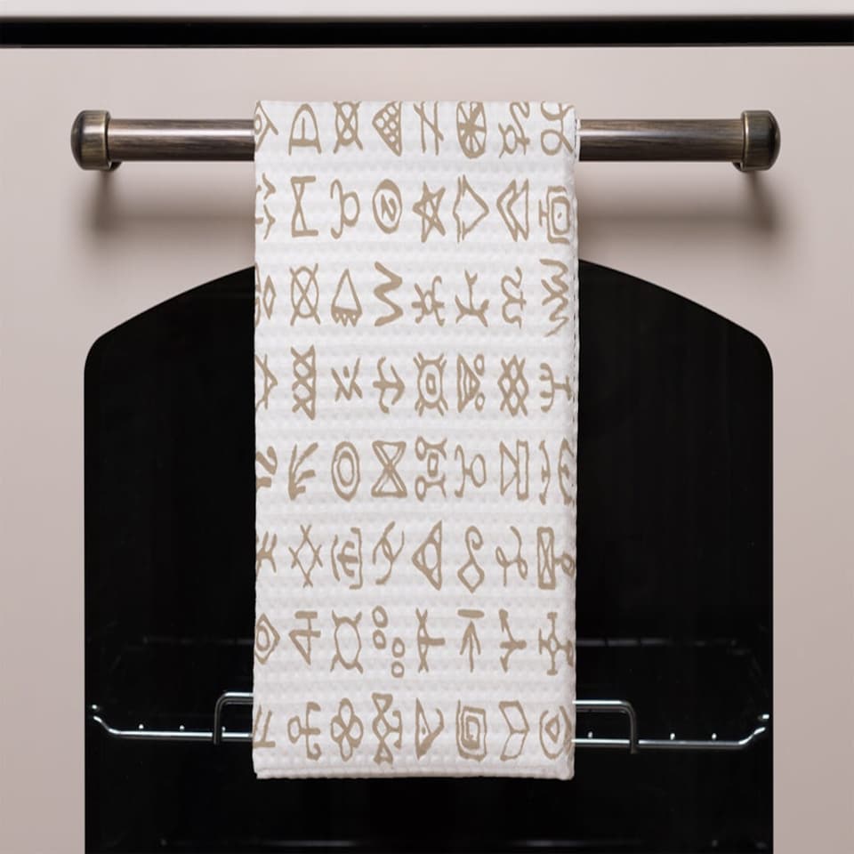 image 1 of Viking ritual symbols (Kitchen Towel)