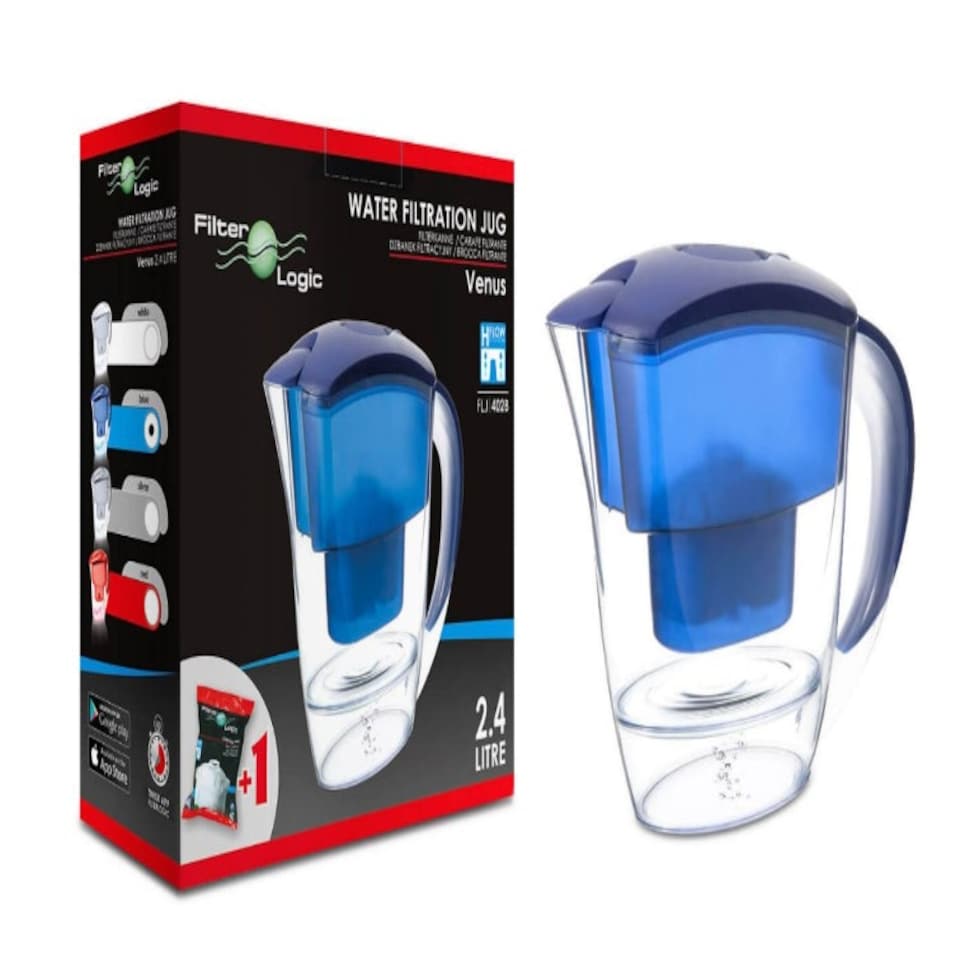 FLJ402 Venus Filter Blue Jug with Filter Included - Maxtra Style
